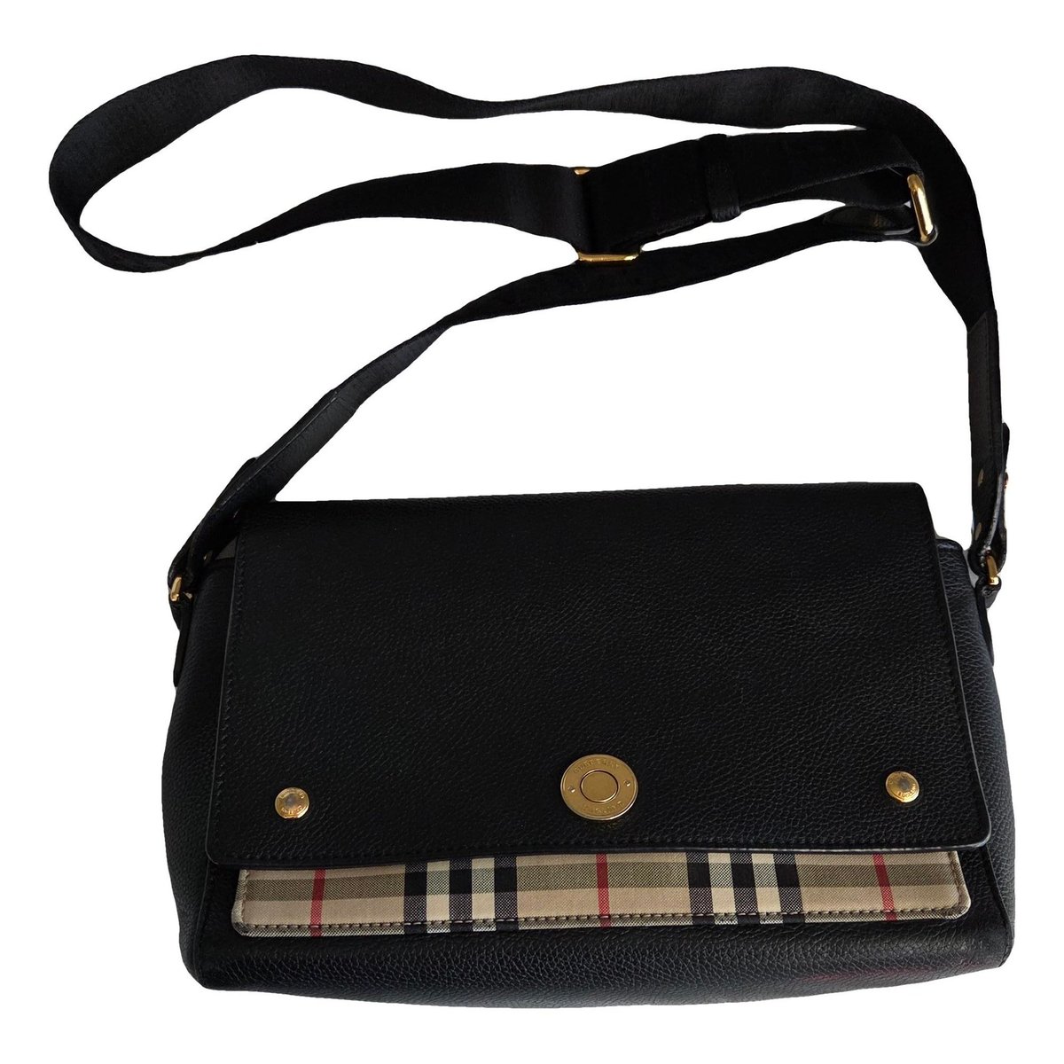 Note leather crossbody bag