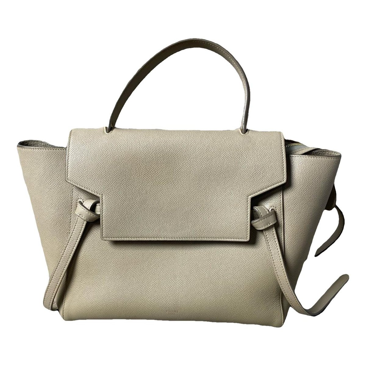 Belt leather handbag