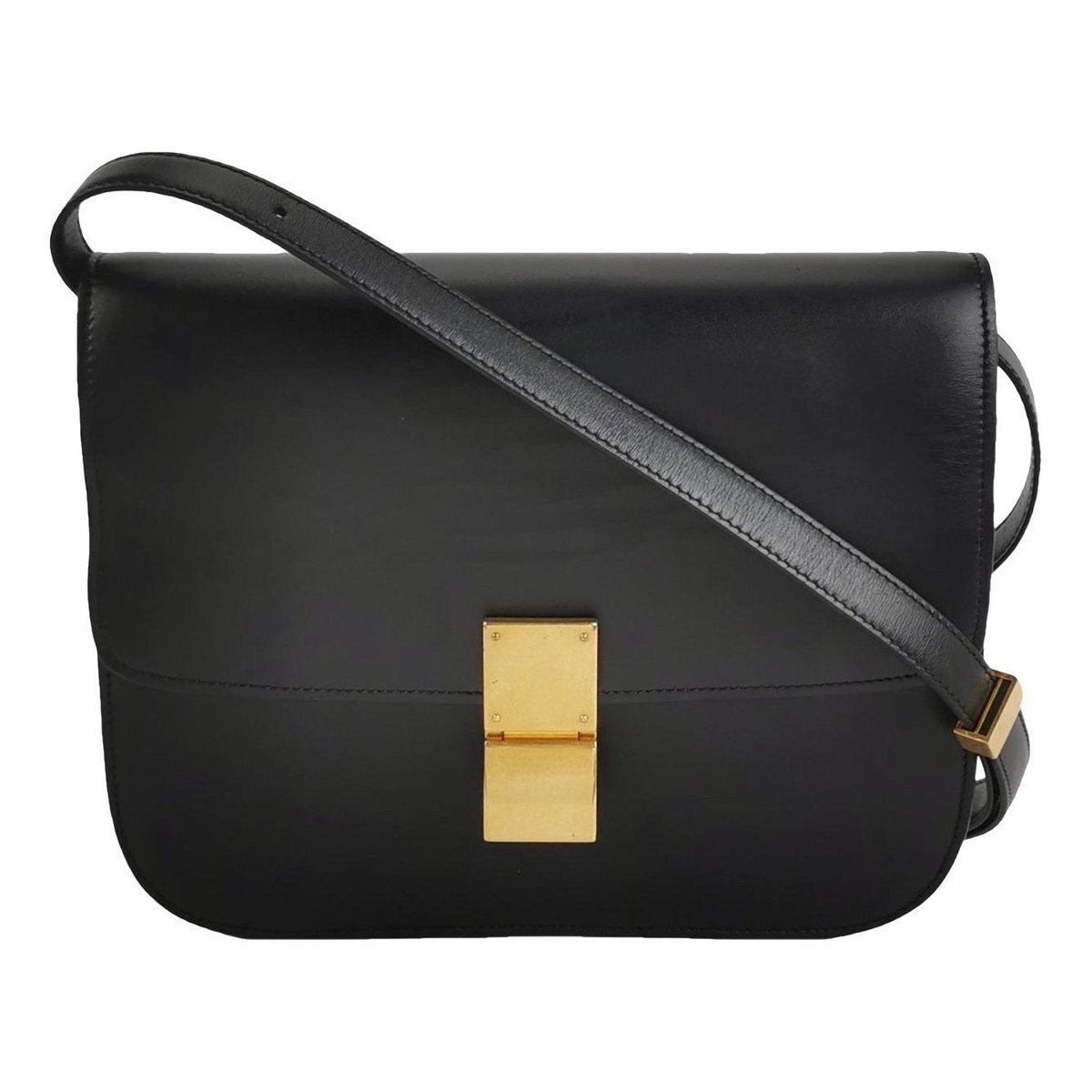 Classic leather crossbody bag