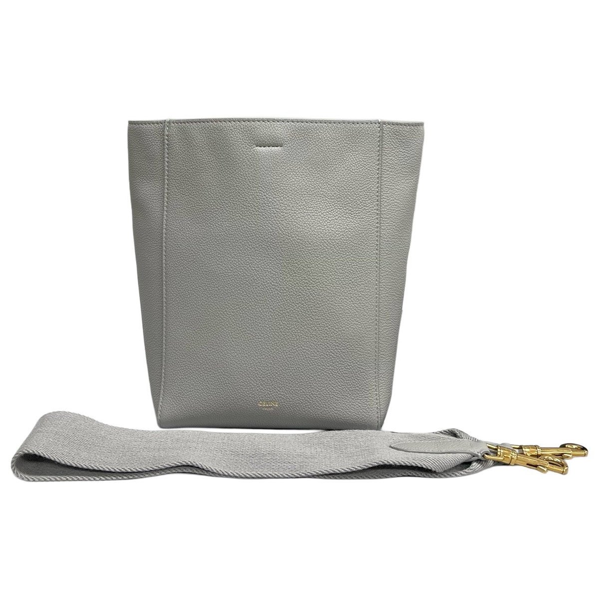 Seau Sangle leather handbag