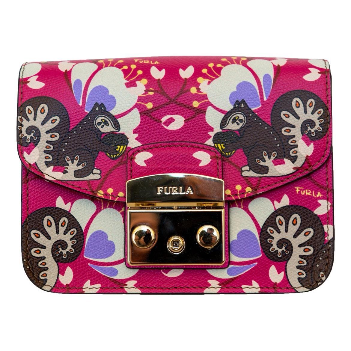 Metropolis patent leather crossbody bag