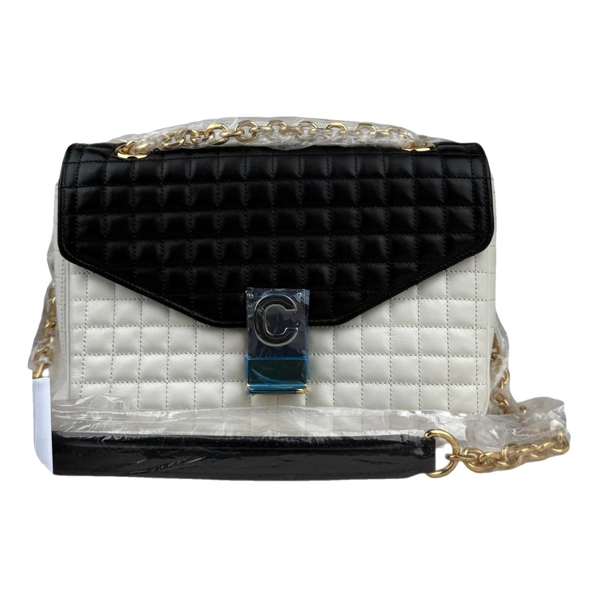 C bag leather crossbody bag