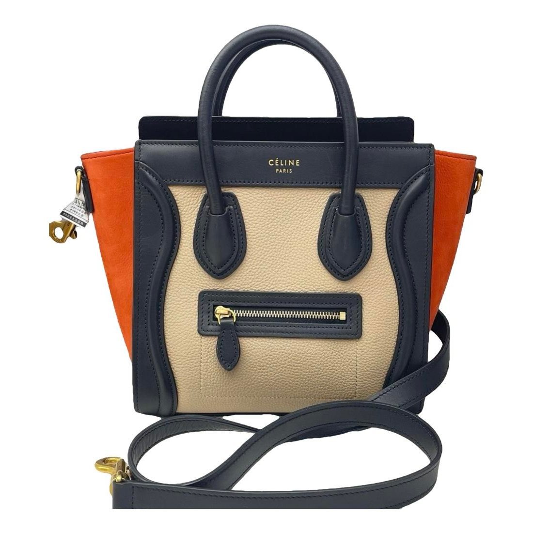Nano Luggage leather handbag