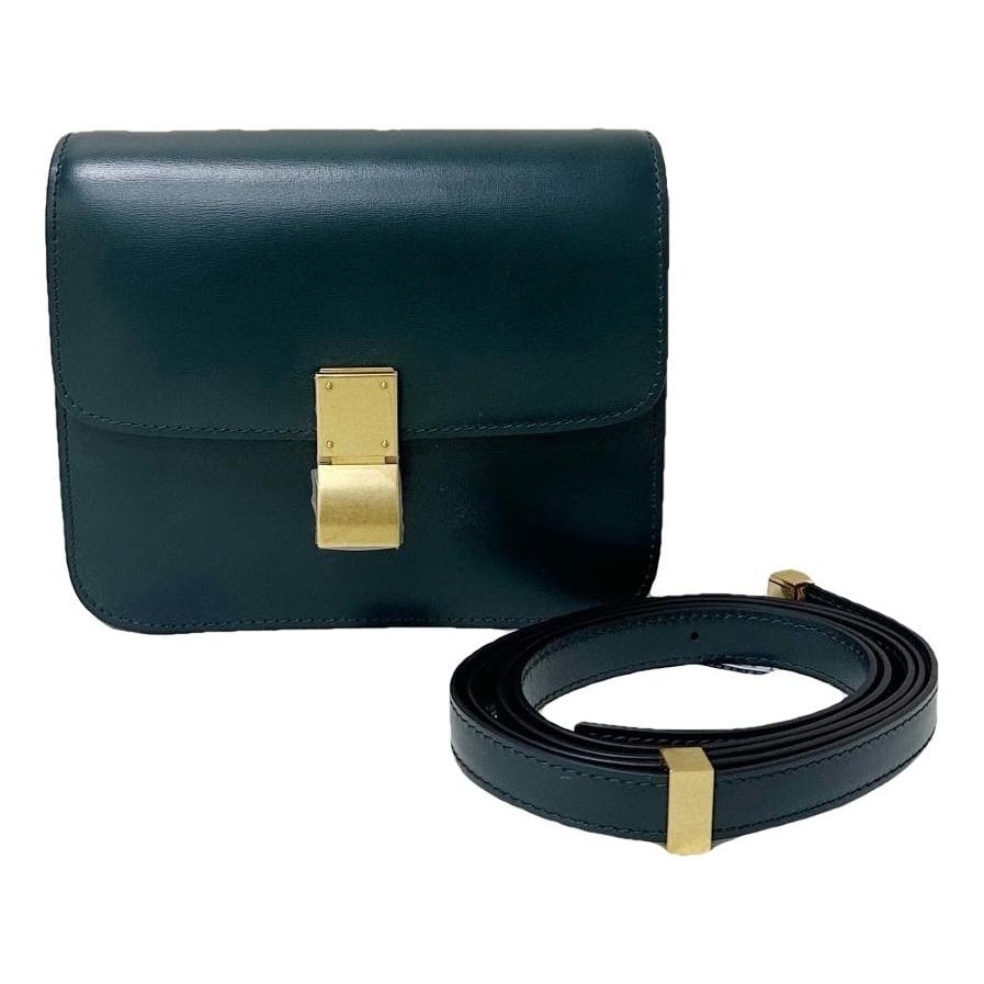 Classic leather crossbody bag