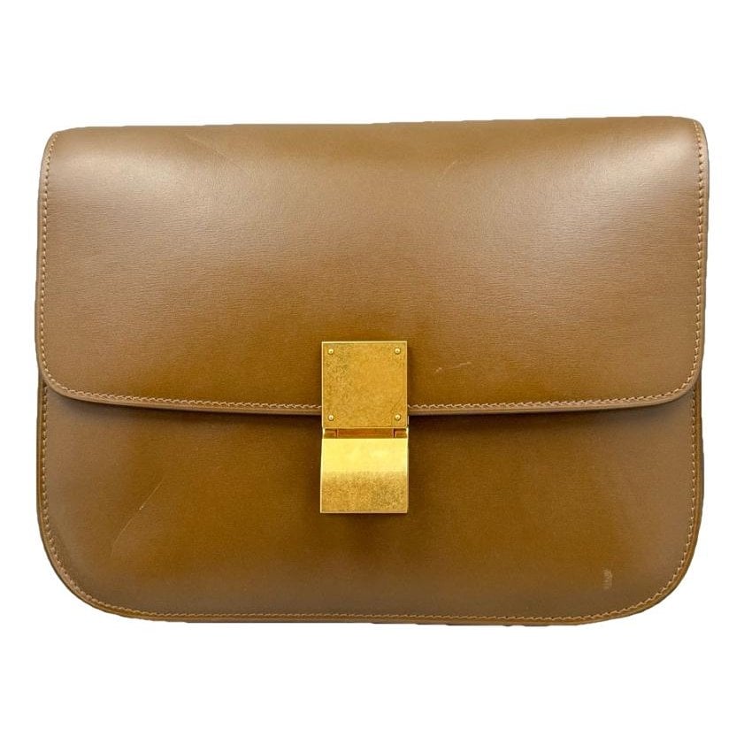 Classic leather crossbody bag