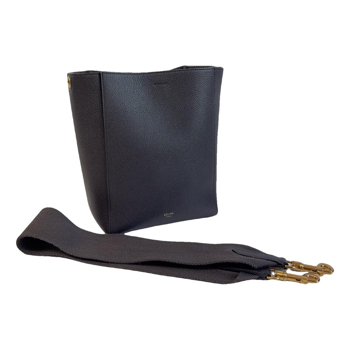 Seau Sangle leather tote