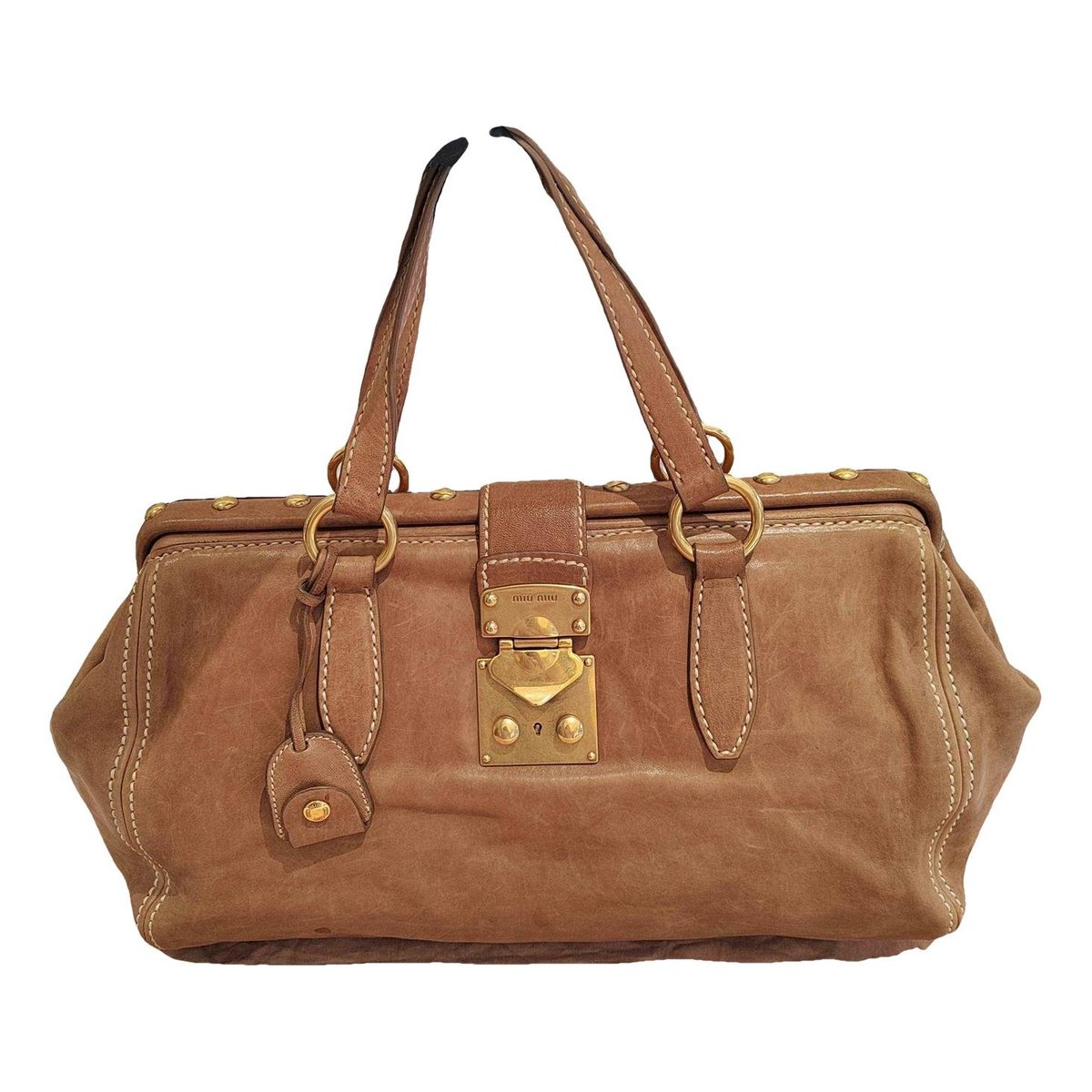 Miu Confidential leather handbag