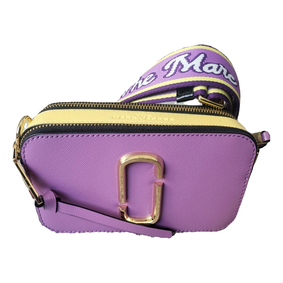 Snapshot leather clutch bag