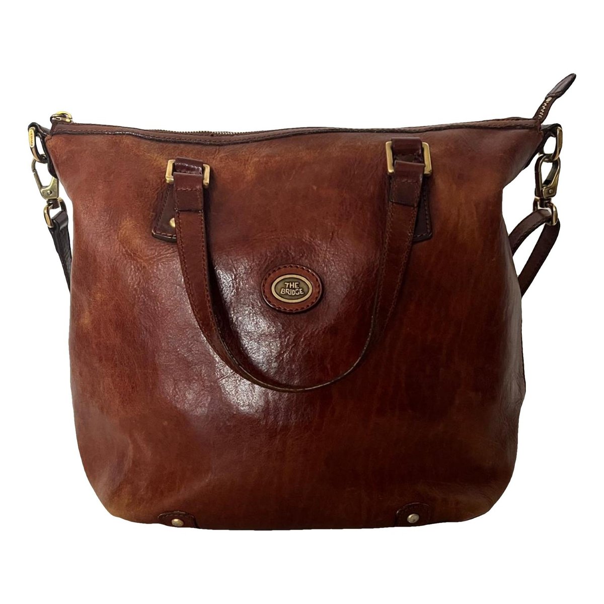 Leather crossbody bag