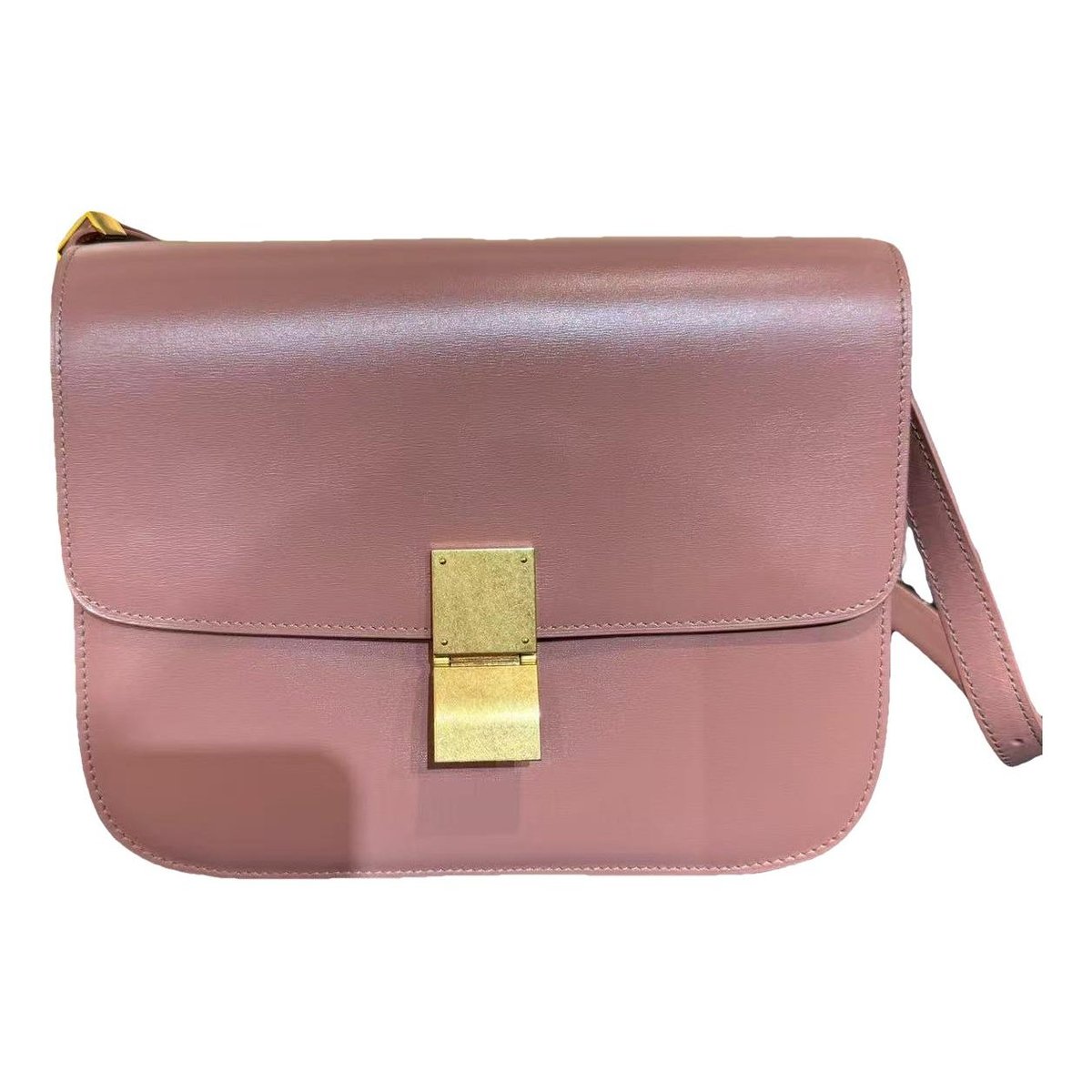 Classic leather crossbody bag