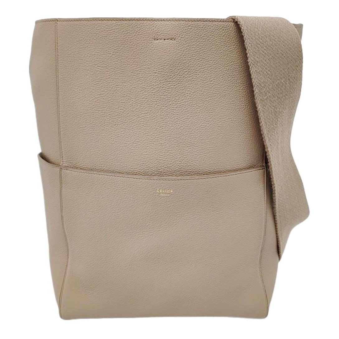 Seau Sangle leather handbag