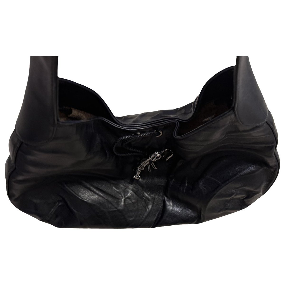Panthère leather handbag
