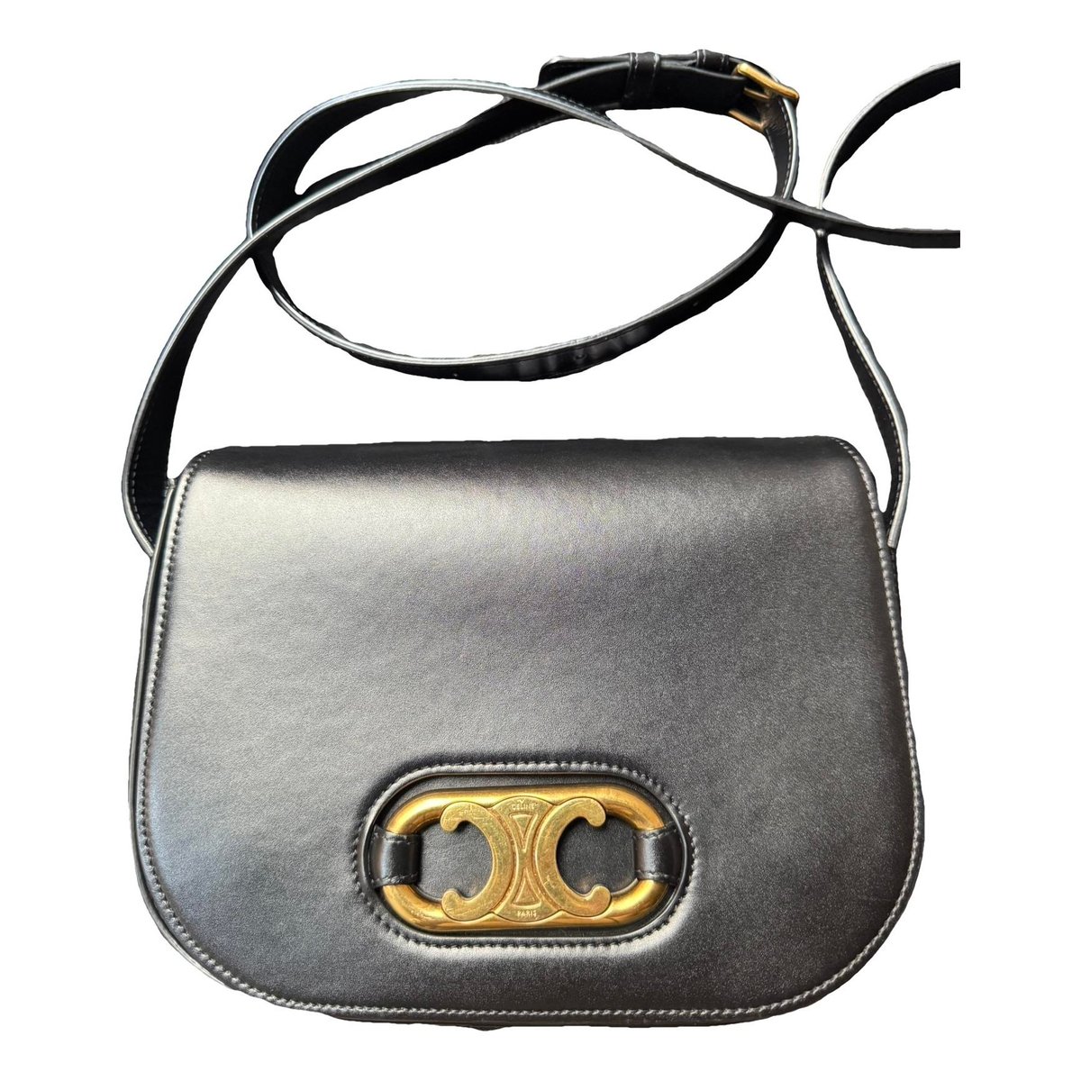 Triomphe leather handbag