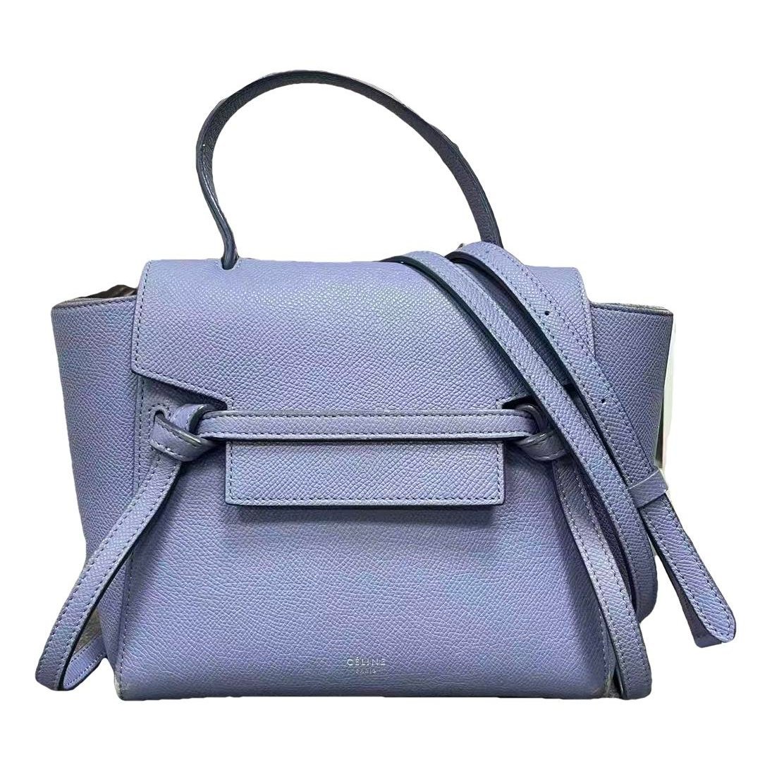 Belt leather handbag
