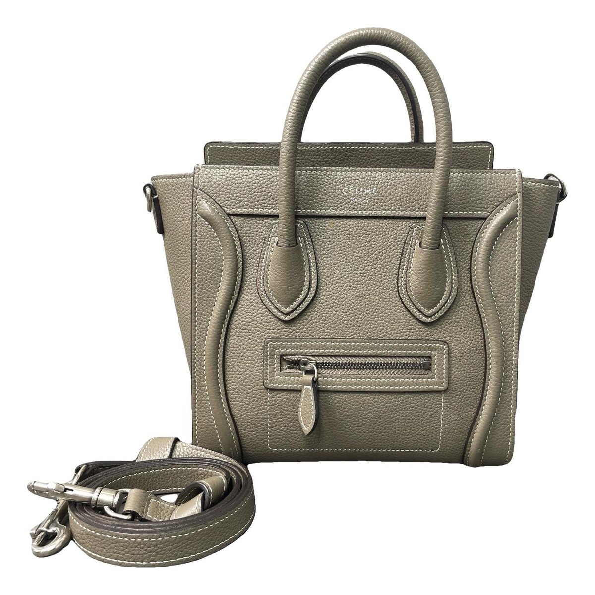 Nano Luggage leather handbag