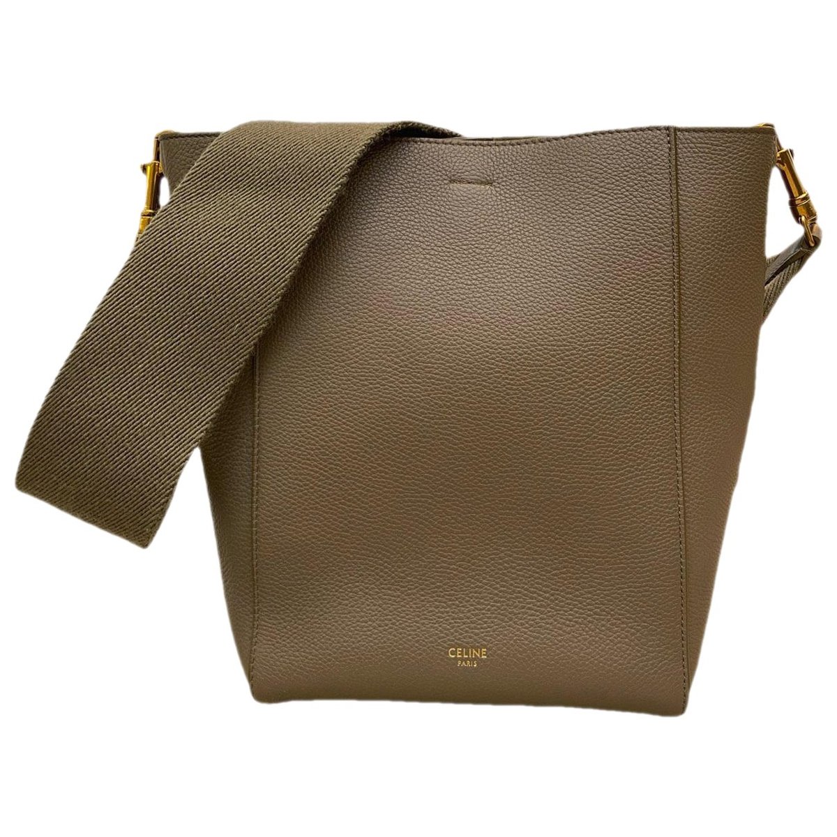 Seau Sangle leather handbag