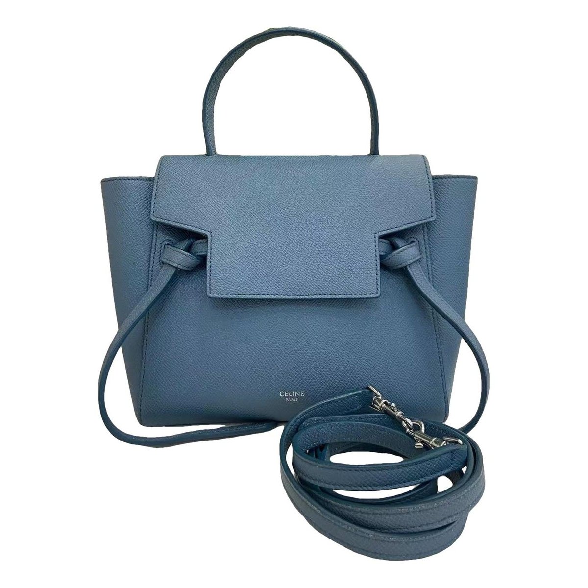 Belt leather handbag