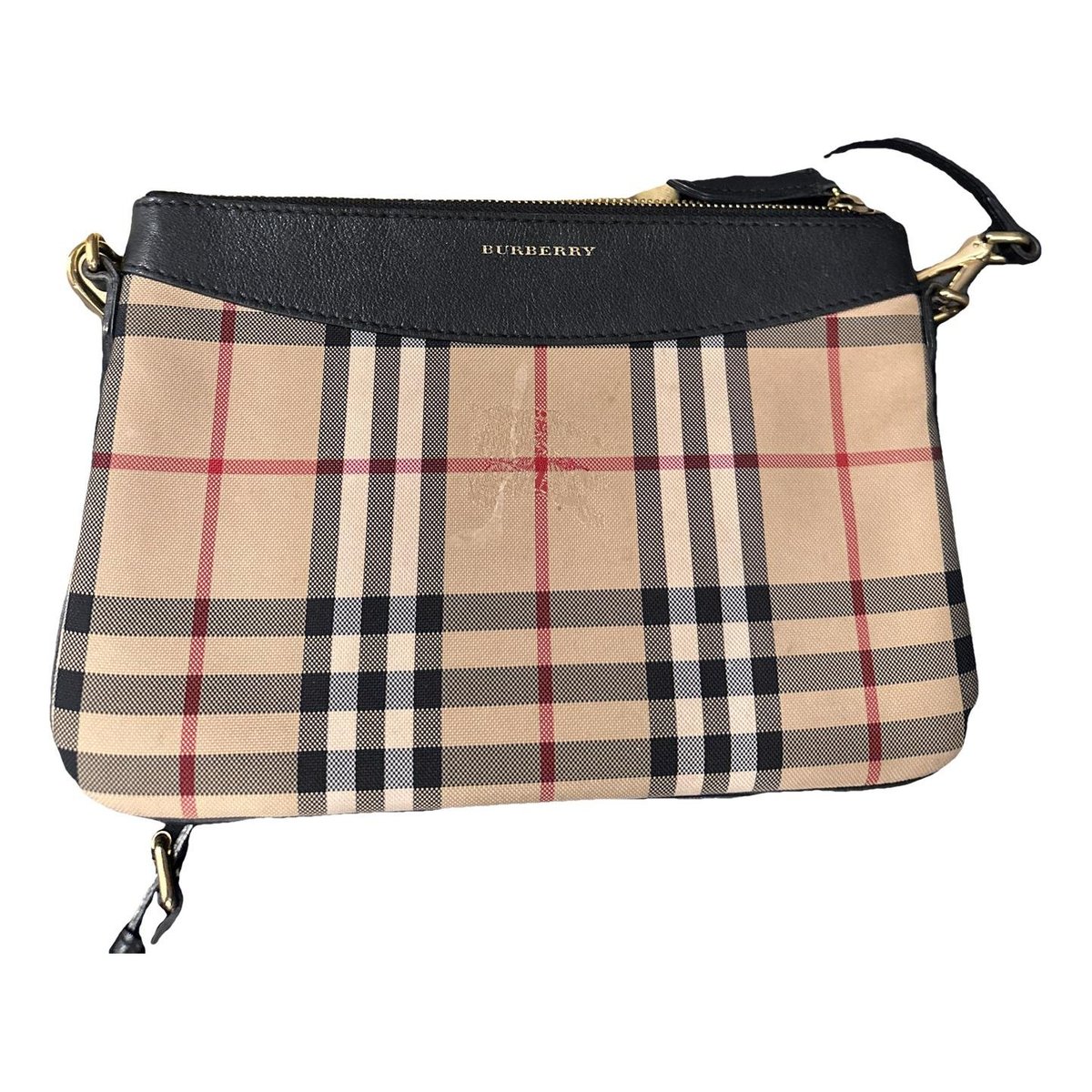 Snip leather crossbody bag