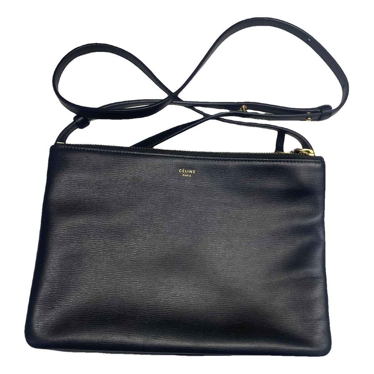 Trio leather crossbody bag