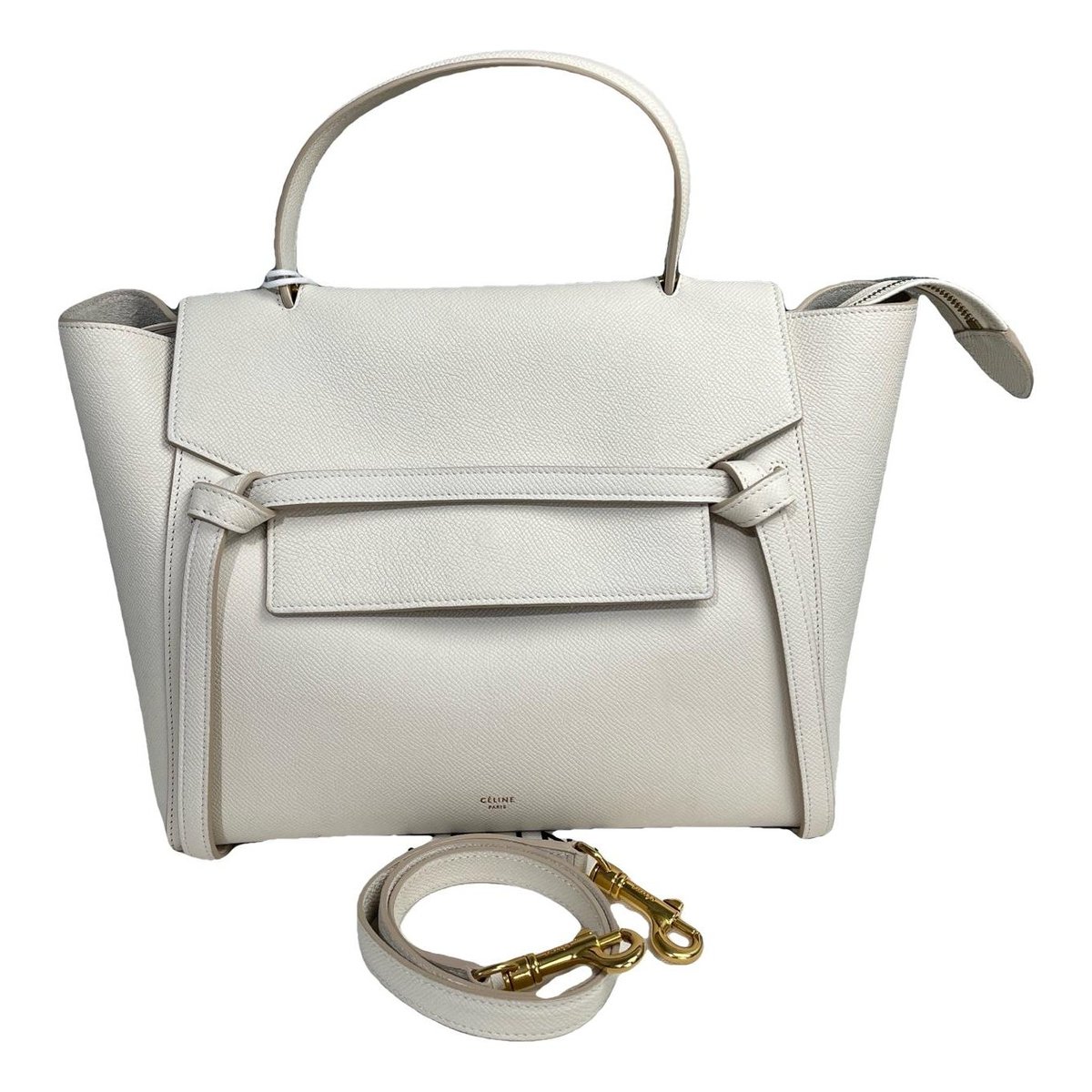 Belt leather handbag
