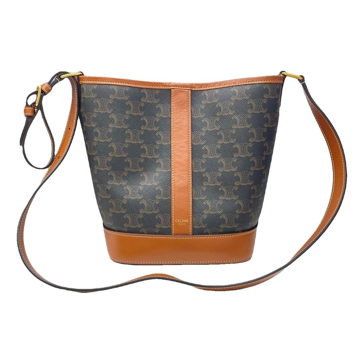 SAC SEAU leather handbag
