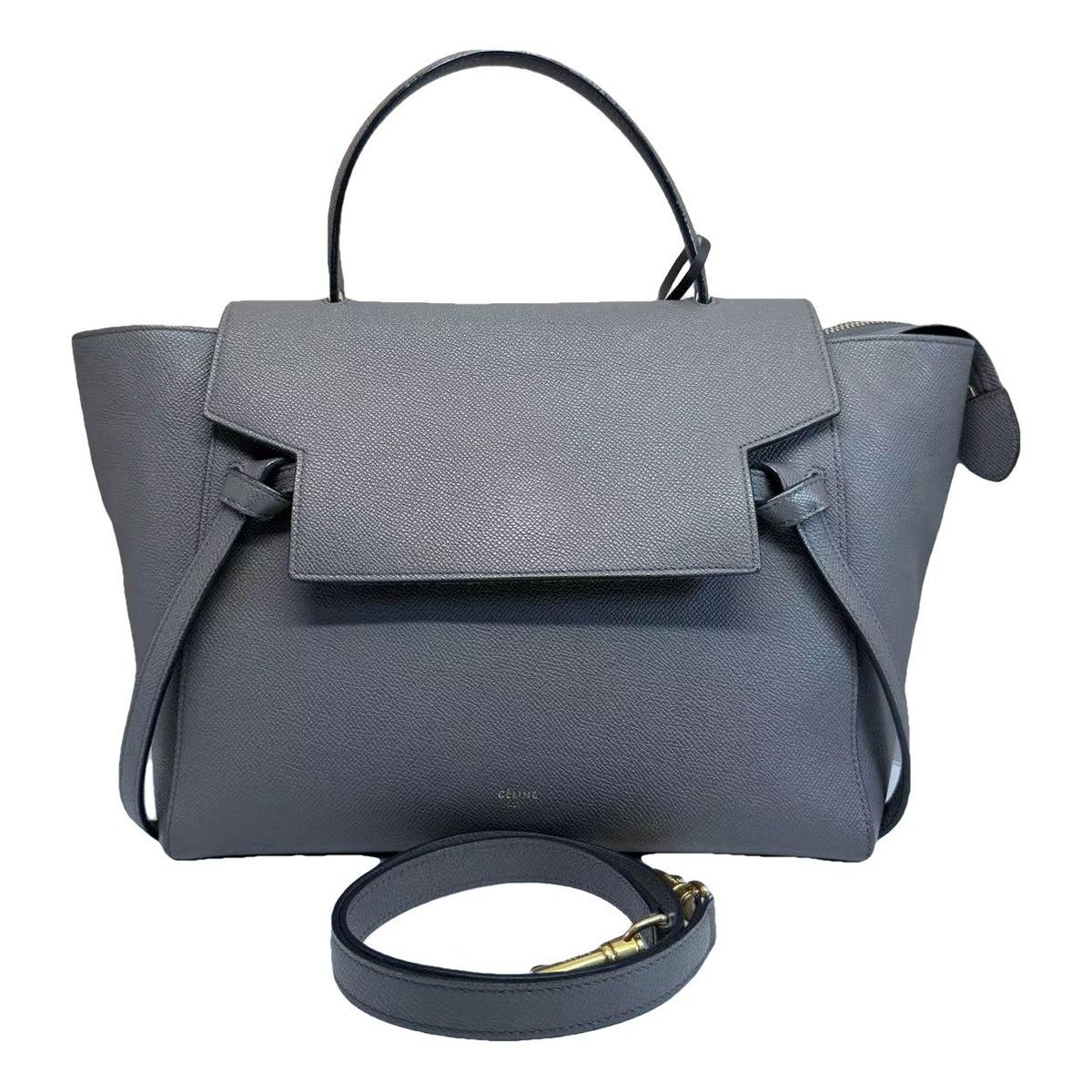 Belt leather handbag