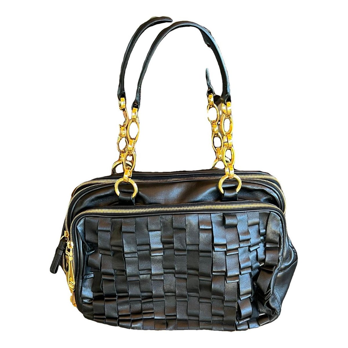 Leather handbag