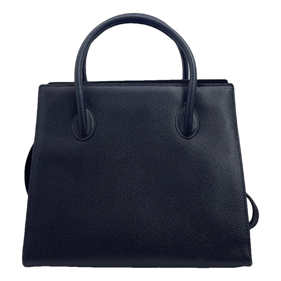 Edge leather handbag