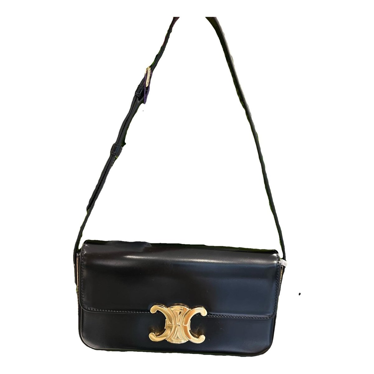 Triomphe Long leather handbag
