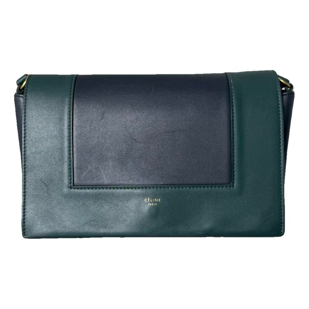Frame leather crossbody bag