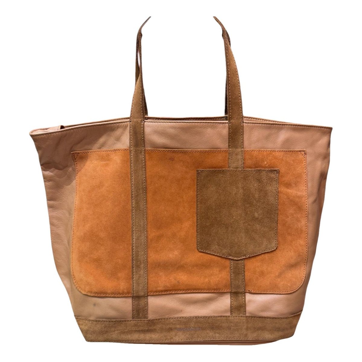 Leather clutch bag