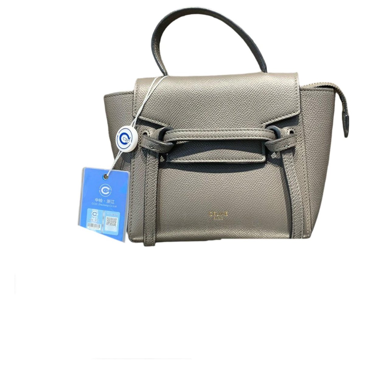 Belt leather handbag