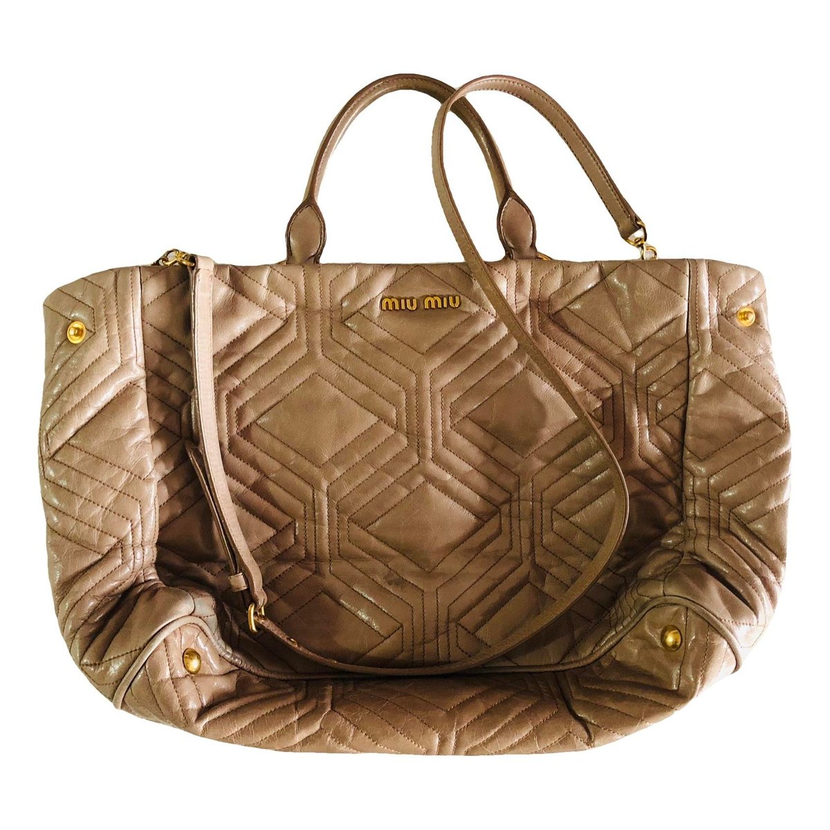 Vitello leather tote