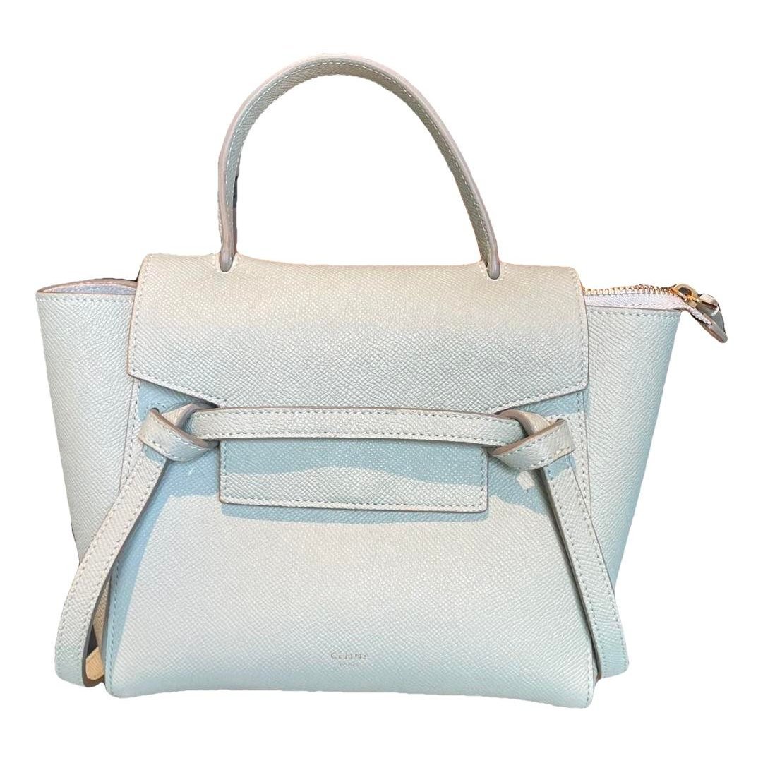 Belt leather handbag