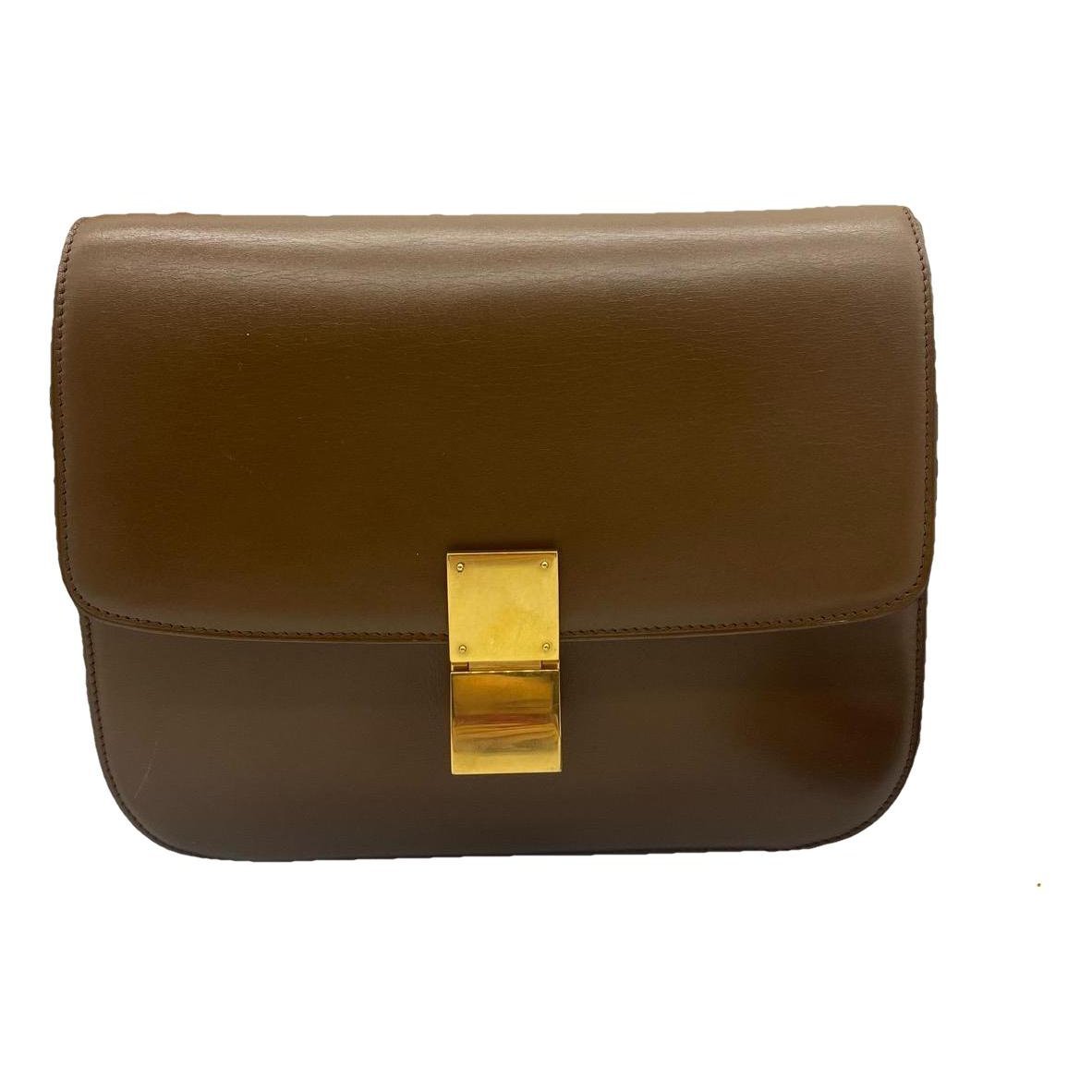 Classic leather crossbody bag