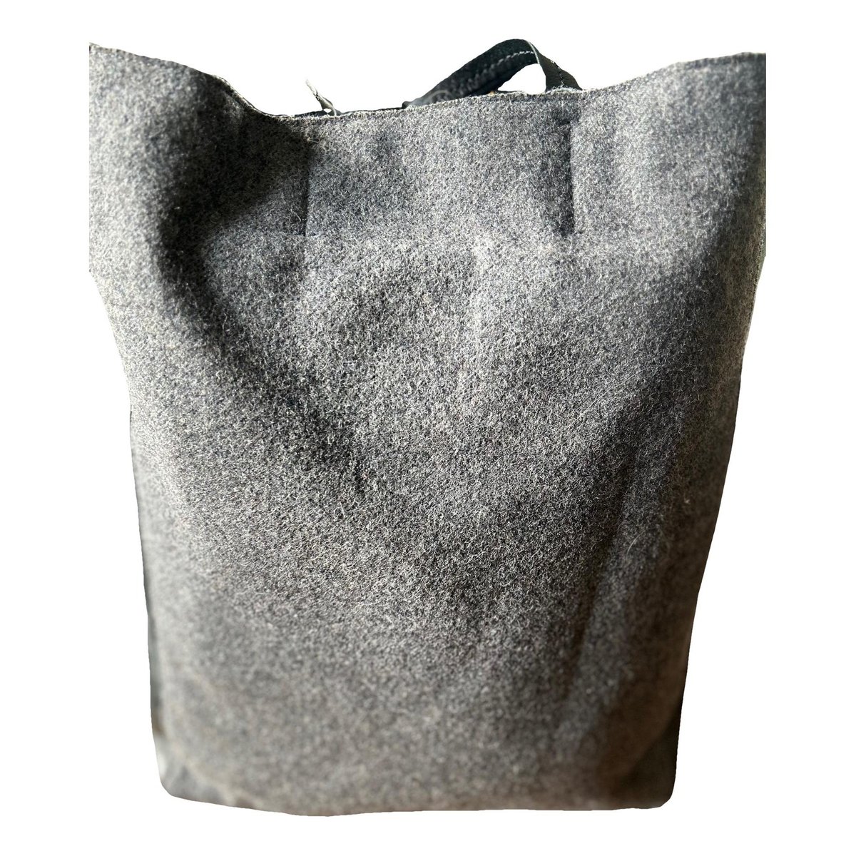 Cabas Vertical leather tote