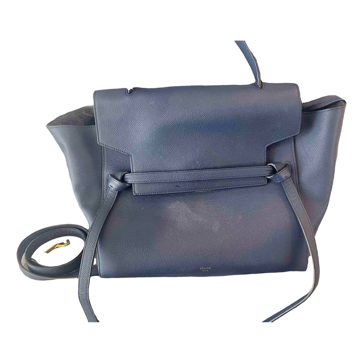 Belt leather handbag