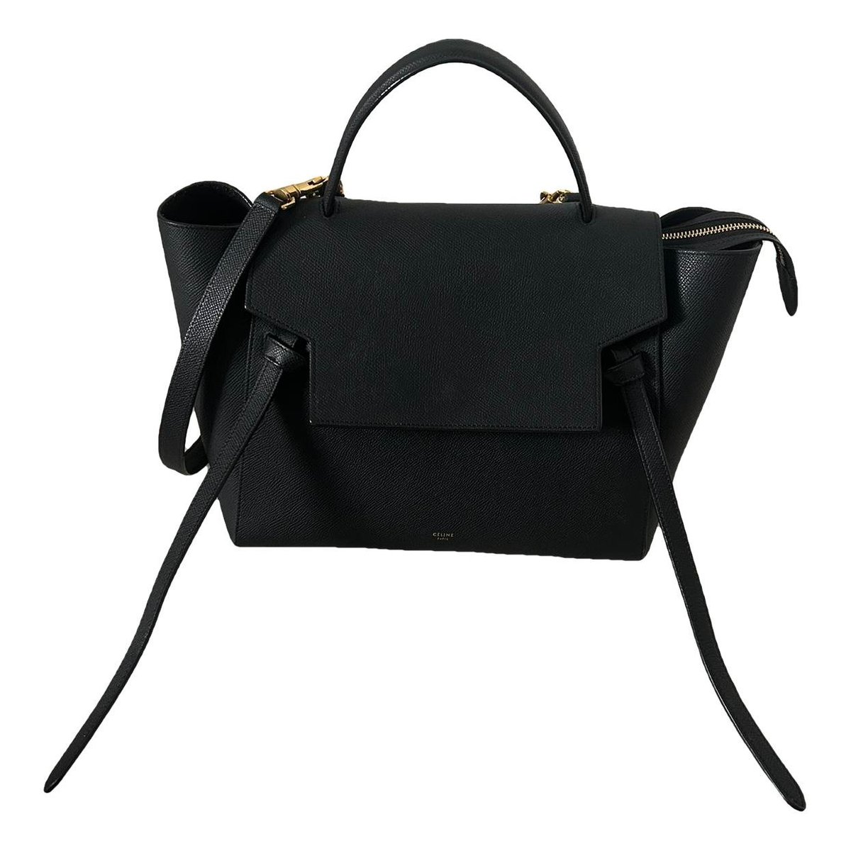 Belt leather handbag