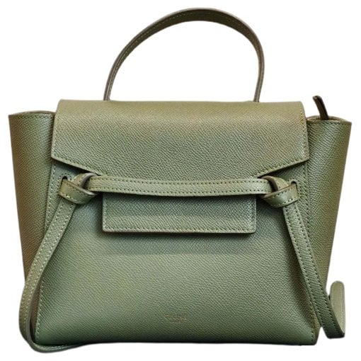 Belt leather handbag