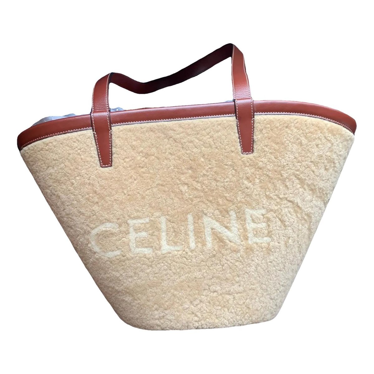 Couffin leather handbag