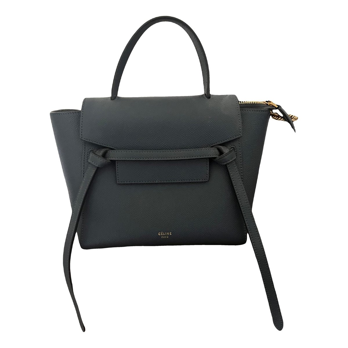 Belt leather tote