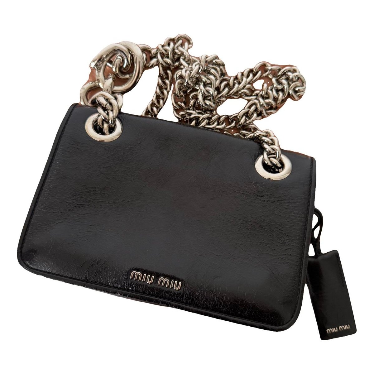 Miu Club leather handbag