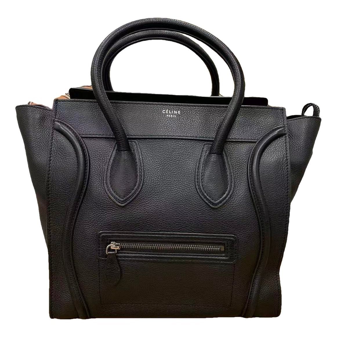 Luggage leather handbag