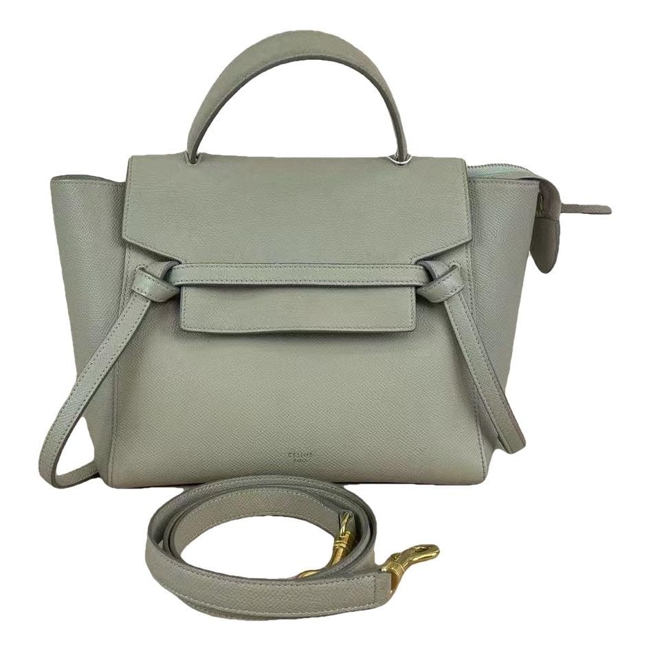 Belt leather handbag