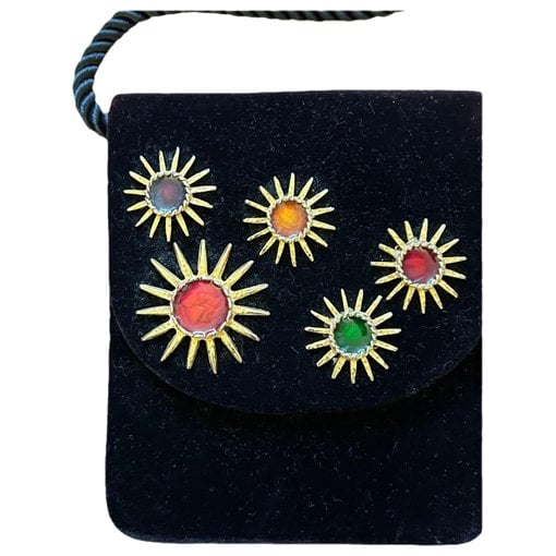 Velvet crossbody bag