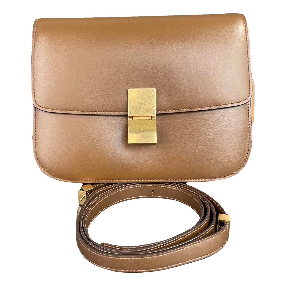 Classic leather crossbody bag