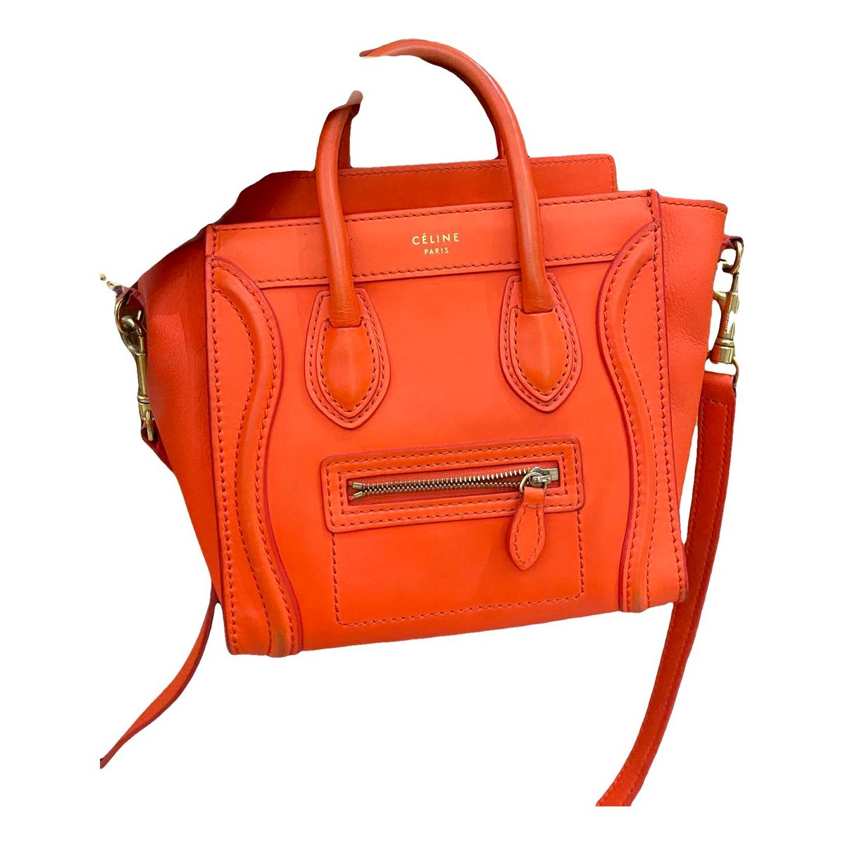 Luggage leather handbag