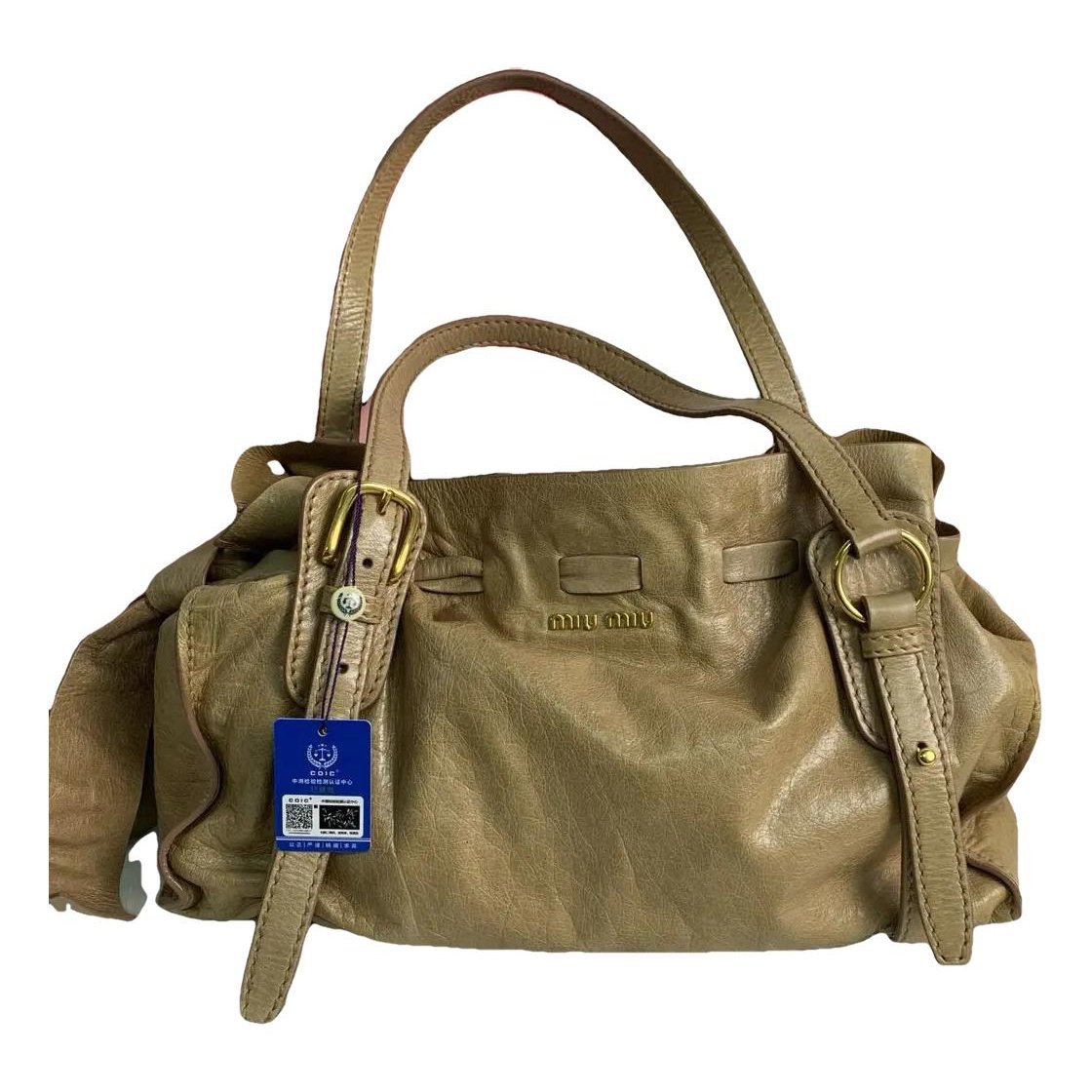 Vitello leather handbag