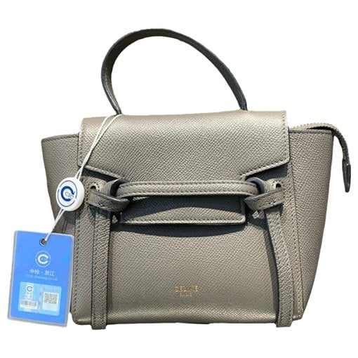 Belt leather handbag