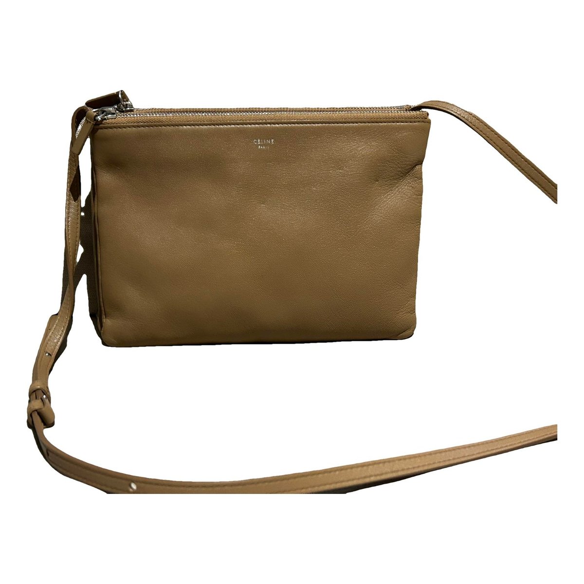 Trio leather crossbody bag